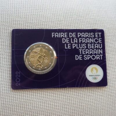 2022 (FR) - Olympic Games, Paris 2024 (Coincard, purple)