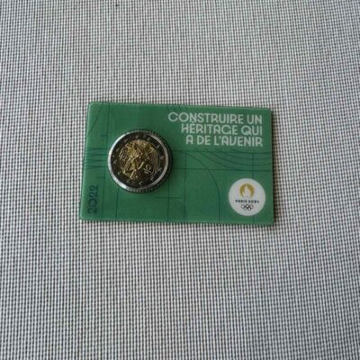 2022 (FR) - Olympic Games, Paris 2024 (Coincard, green )