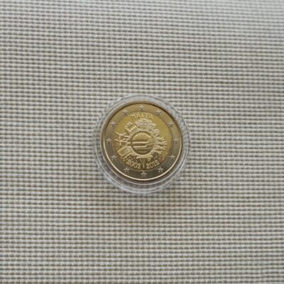2012 (MT)  - 10 Years of Euro Cash (UNC)