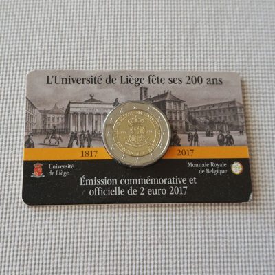 2017 (BE) - 200 years of the University of Liège - FR (coincard)