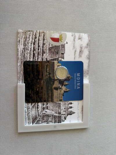 2025 (MT) - Walled Cities: Mdina (coincard) - Image 2