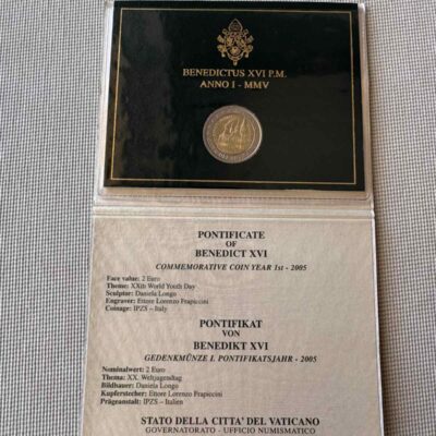 2005 (VA) - 20th World Youth Day (Coincard)