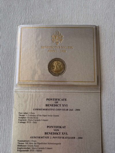 2006 (VA) - 500th Anniversary of the Swiss Guard (Coincard) - Image 2