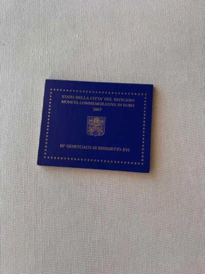 2007 (VA) - 80th birthday of His Holiness Pope Benedict XVI (Coincard) - Image 2