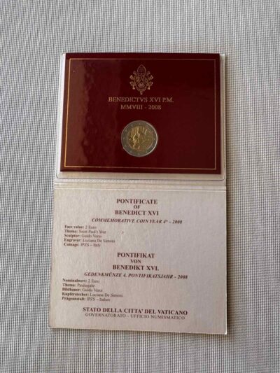 2008 (VA) - The Year of St. Paul – the 2000th Anniversary of his Birth (Coincard)