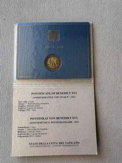 2012 (VA) - 7th World Meeting of Families In Milan (Coincard)