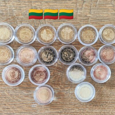 LITHUANIA UNC SET 2015 - 2025