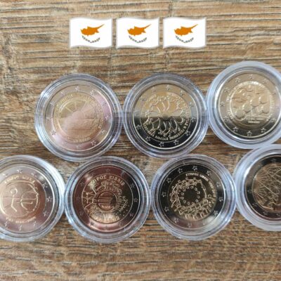 CYPRUS UNC SET 2009 - 2023