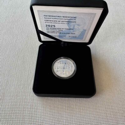 2025 - Greece 6 euro - 100 Years of the Birth of the Sculptor Takis