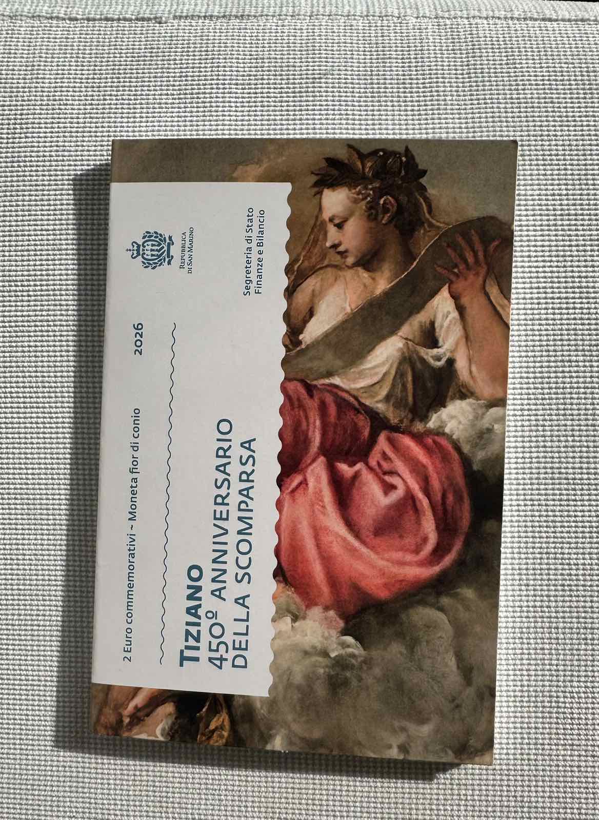 2026 (SM) - 450th anniversary of the death of Tiziano (COINCARD)