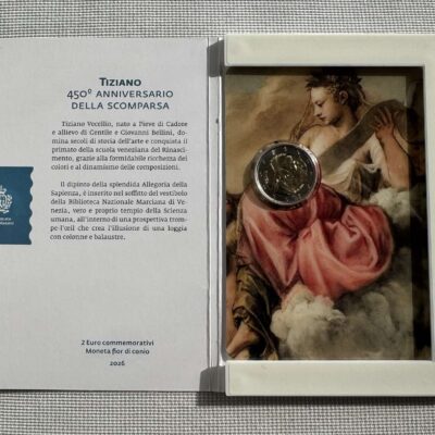 2026 (SM) - 450th anniversary of the death of Tiziano (COINCARD)