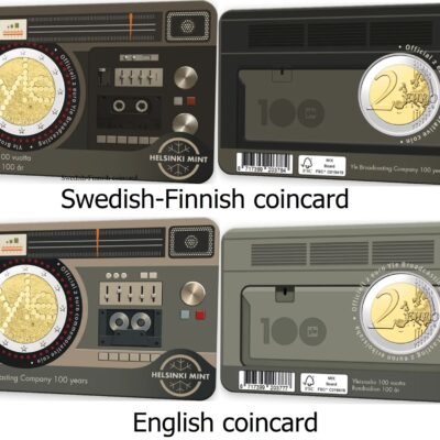 2026 (FI) – 100 years Yle Broadcasting  (coincard) (Sweden)
