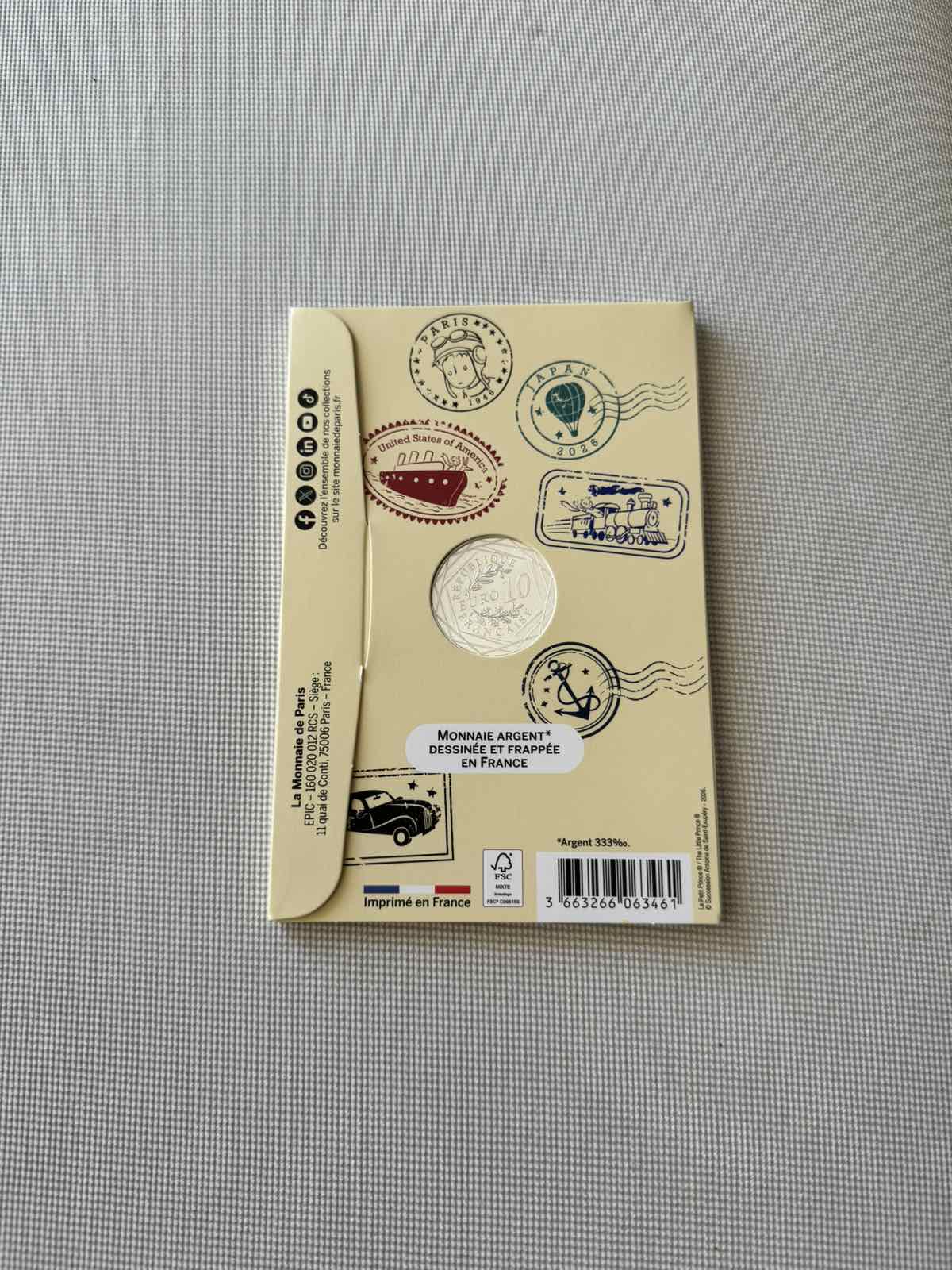 2026 - France 10 euro coin The Little Prince, fox - Image 2
